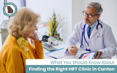 Finding the Right HRT Clinic in Canton: What You Should Know
