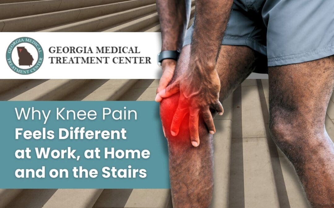 Why Knee Pain Feels Different at Work, at Home and on the Stairs